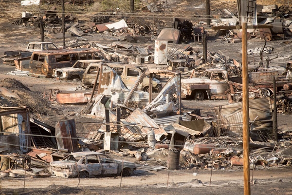 Fire-fighters made significant progress in California